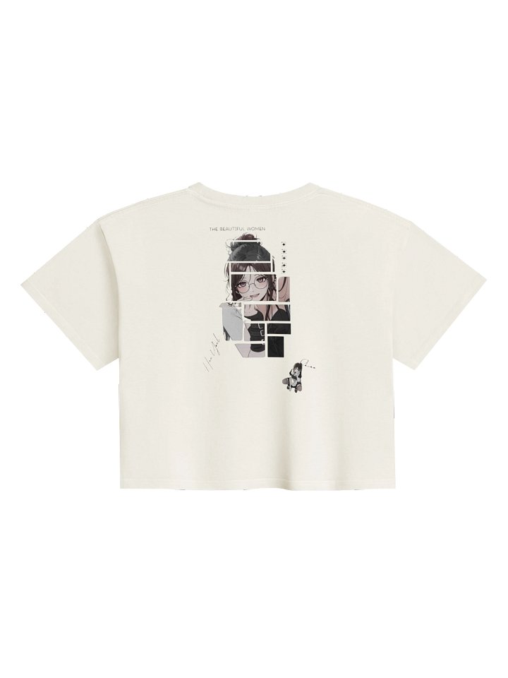 Beautiful Women – Anime Aesthetic Graphic Crop Top product image (38)