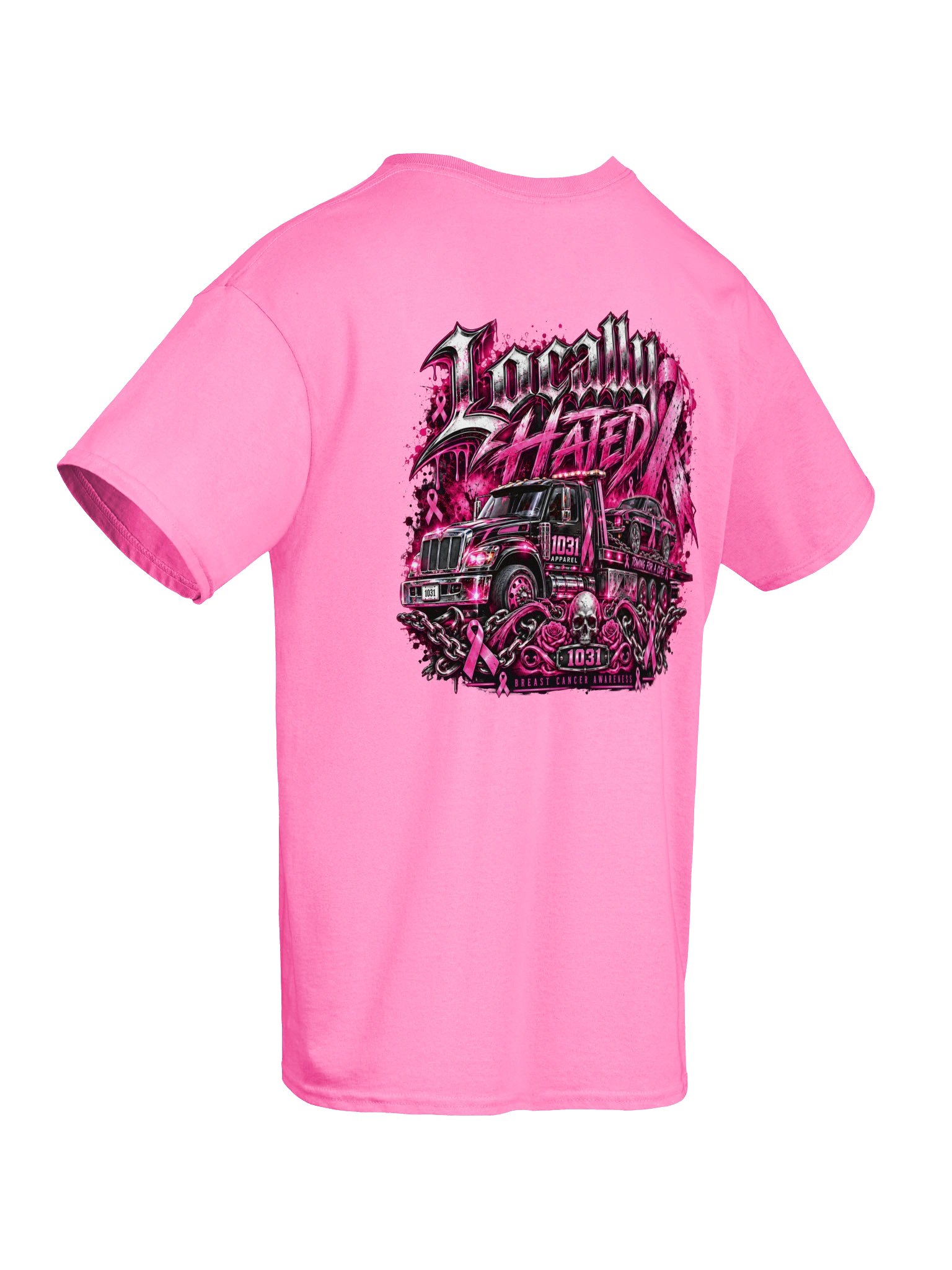 LOCALLY HATED BREAST CANCER AWARENESS NO CROWN product image (17)