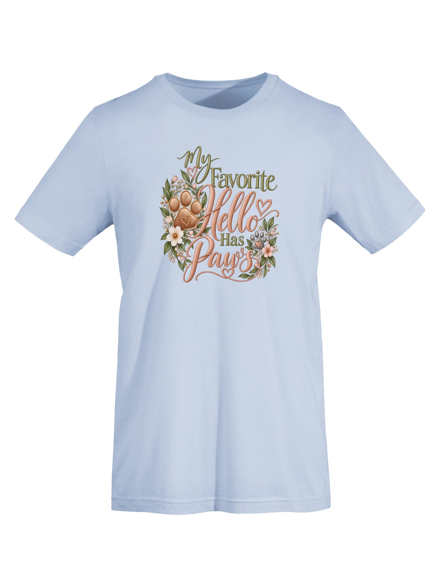 My Favorite Hello Has Paws Tee Vs2 product image (37)