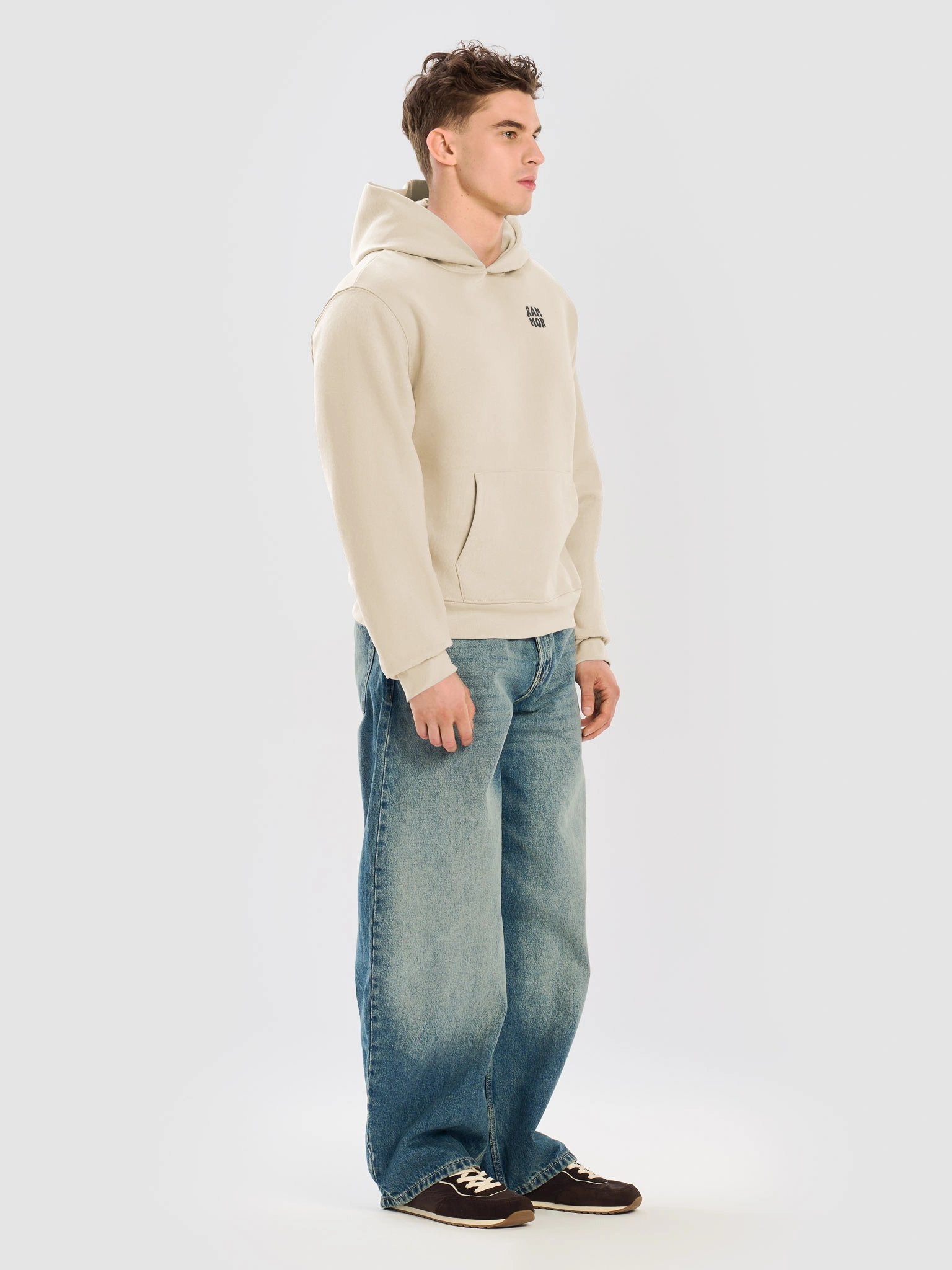 Butterfly Oversized Hoodie Dust / White product image (7)