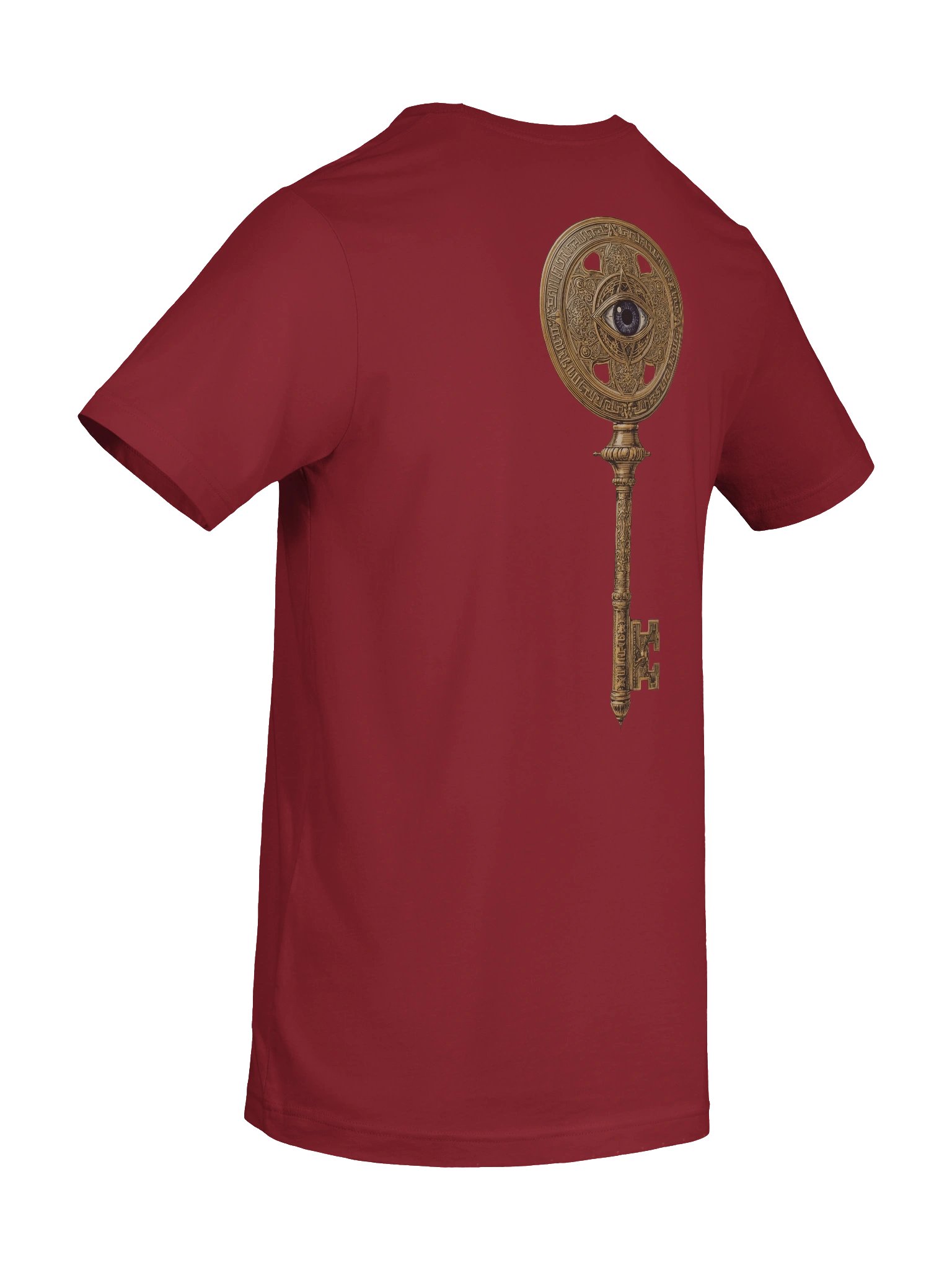 The Gatekeeper’s Key Classic T-Shirt – Front & Back Print | Cardinal | Bella+Canvas 3001 product image (10)