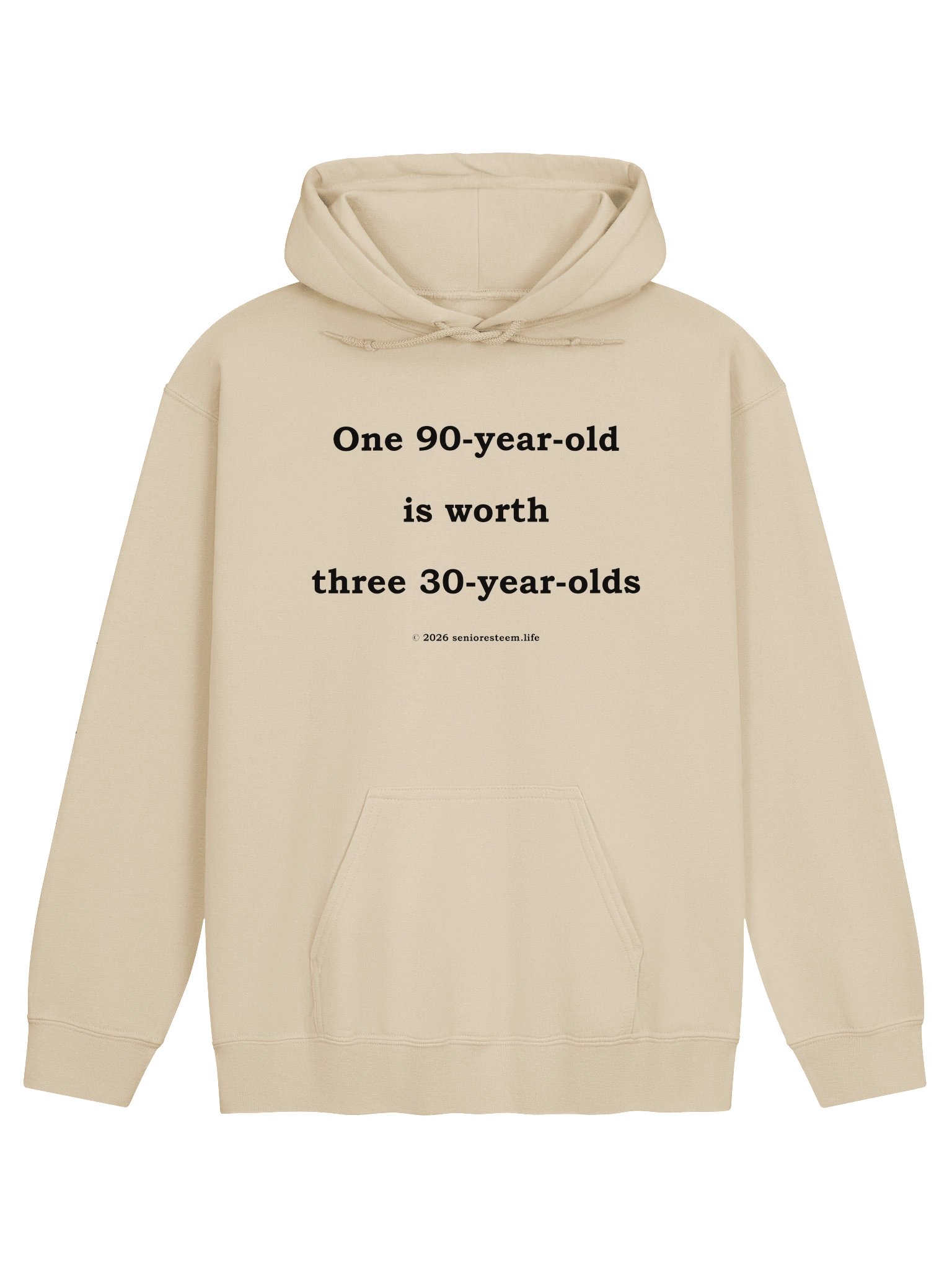 One 90-Year-Old Is Worth Three Light Hoodie product image (1)
