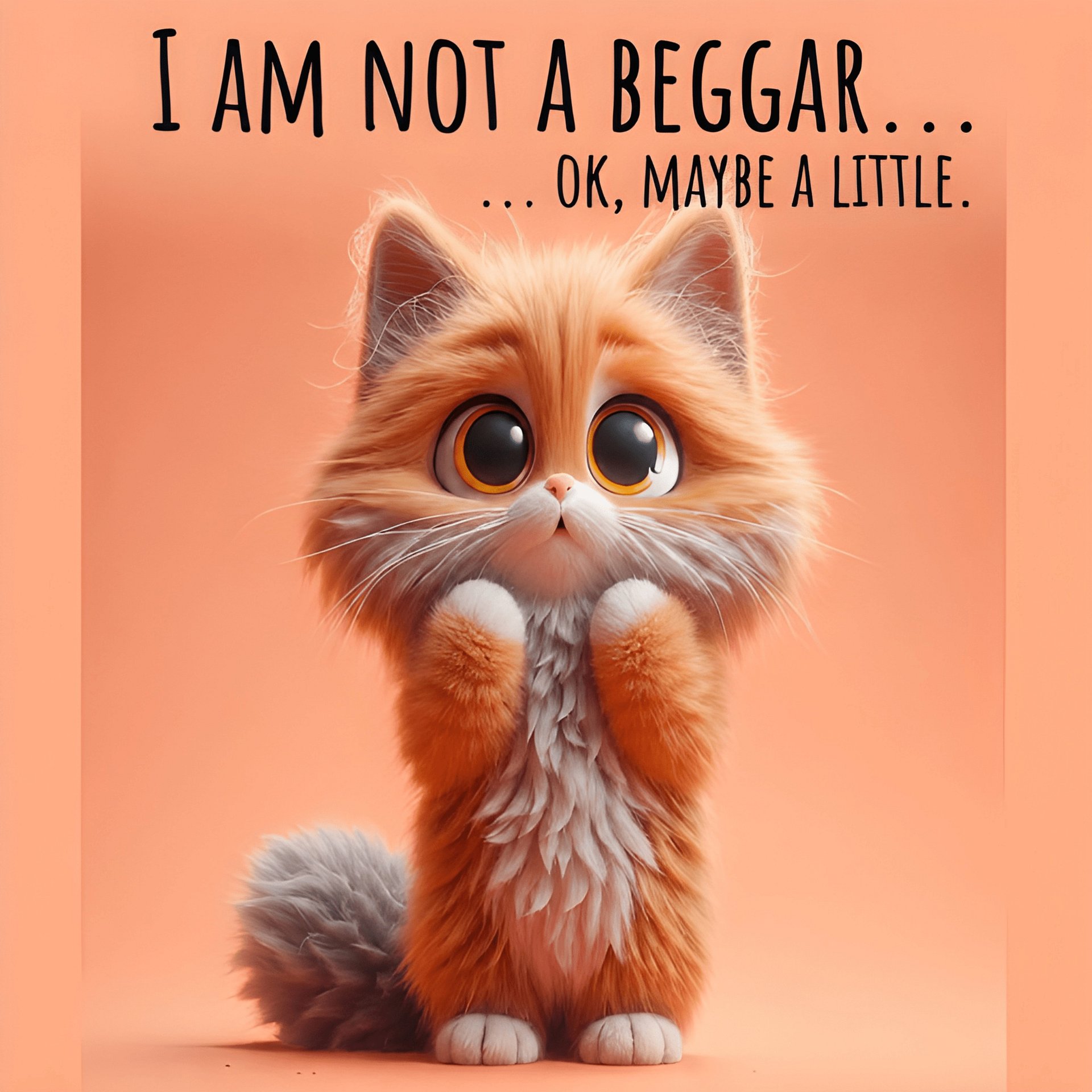 Cute Begging Cat Oversized T-Shirt, Premium AS Colour Faded Black Cat Lover Gift, Funny Kitty Tee Shirt product image (2)