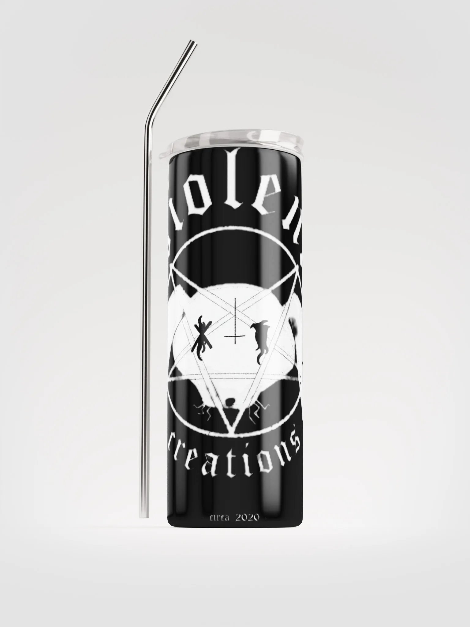 Black Metal Bunny Tumbler product image (1)