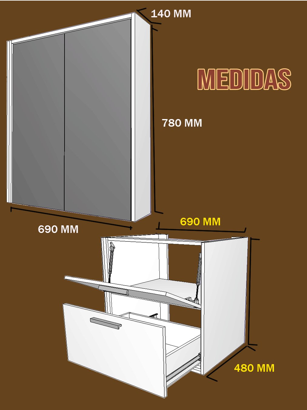 Projeto de banheiro com plano de corte product image (5)