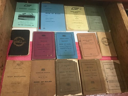 Here at Archer Park Rail Museum, we are very fortunate to display some of the actual books used by the railway workers in Que...