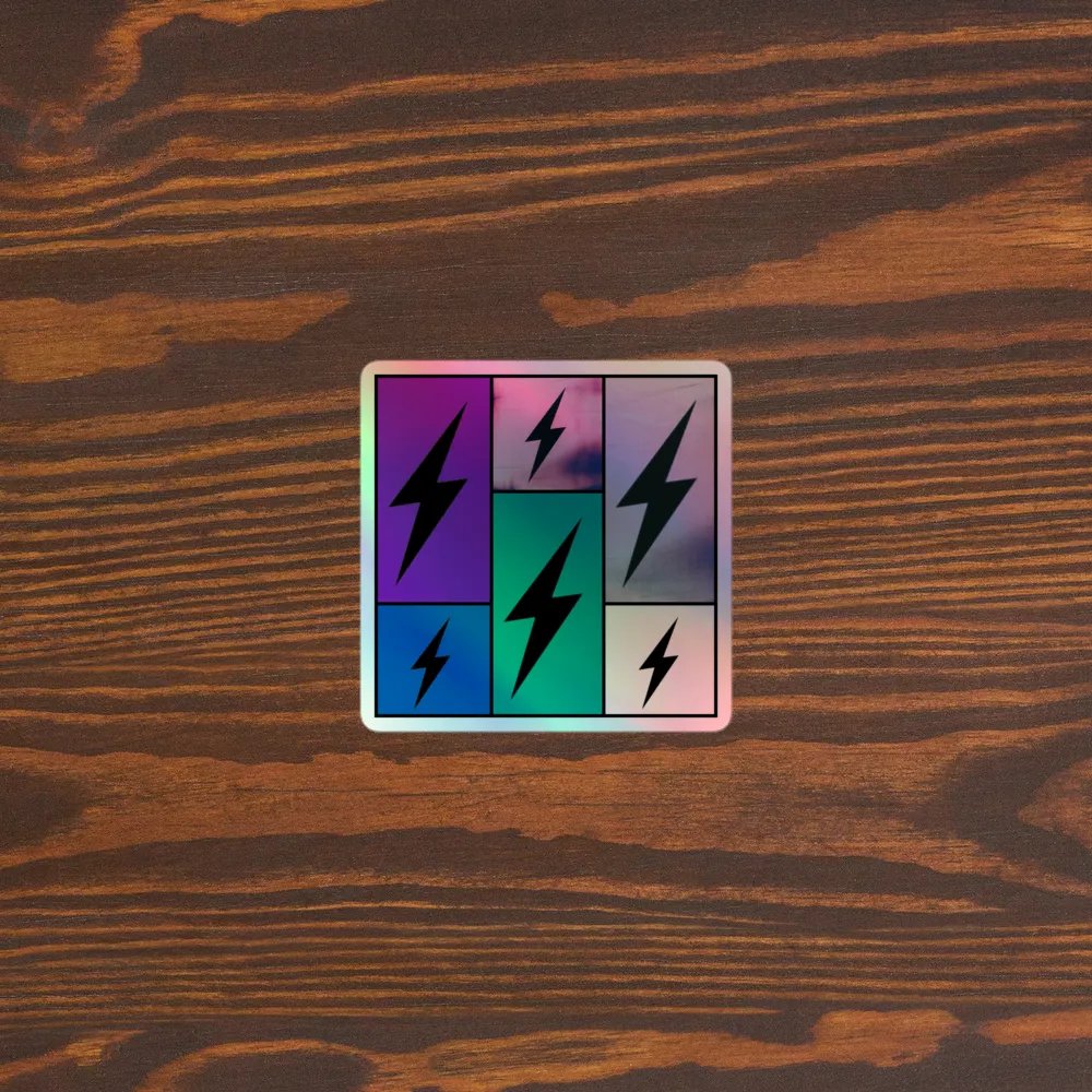 Bolt Dreams Holographic Sticker product image (5)