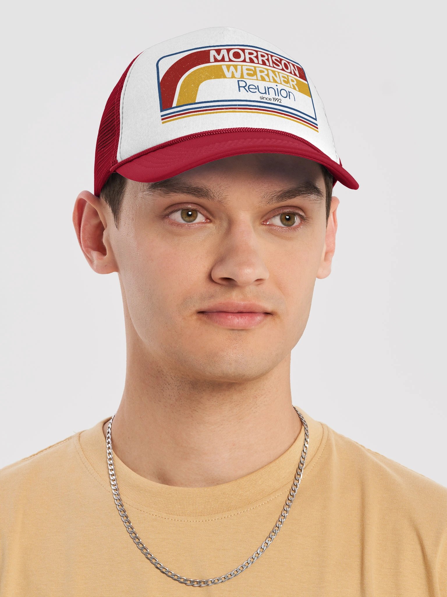 "Retro Stripes" Trucker Hat product image (5)