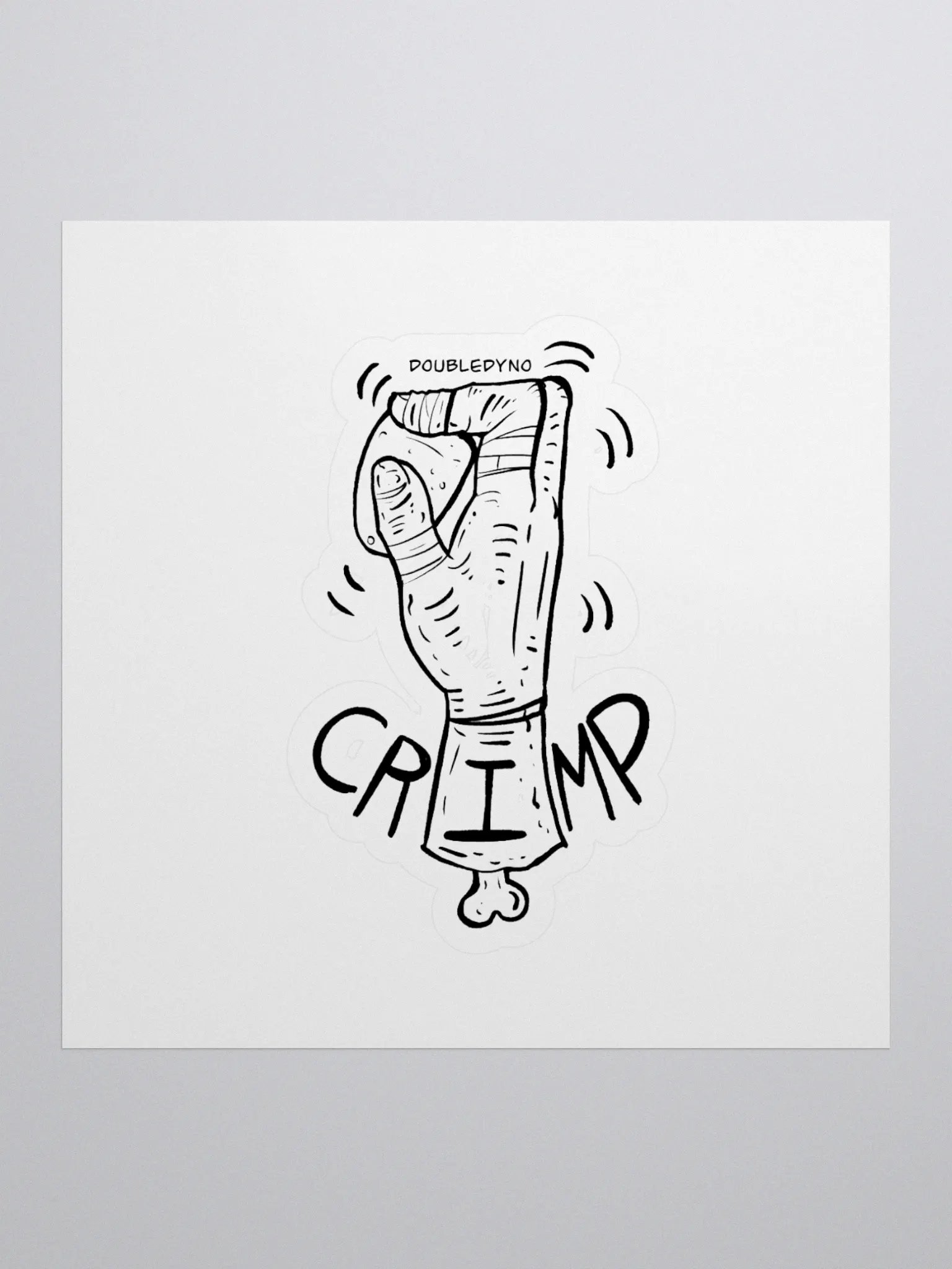 Crimp hold sticker product image (1)
