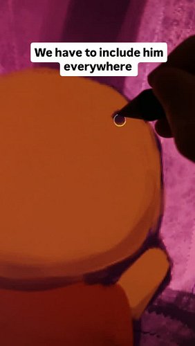 Pov you include this lil guy everywhere
#aet #artrend #artprocess #process #pov