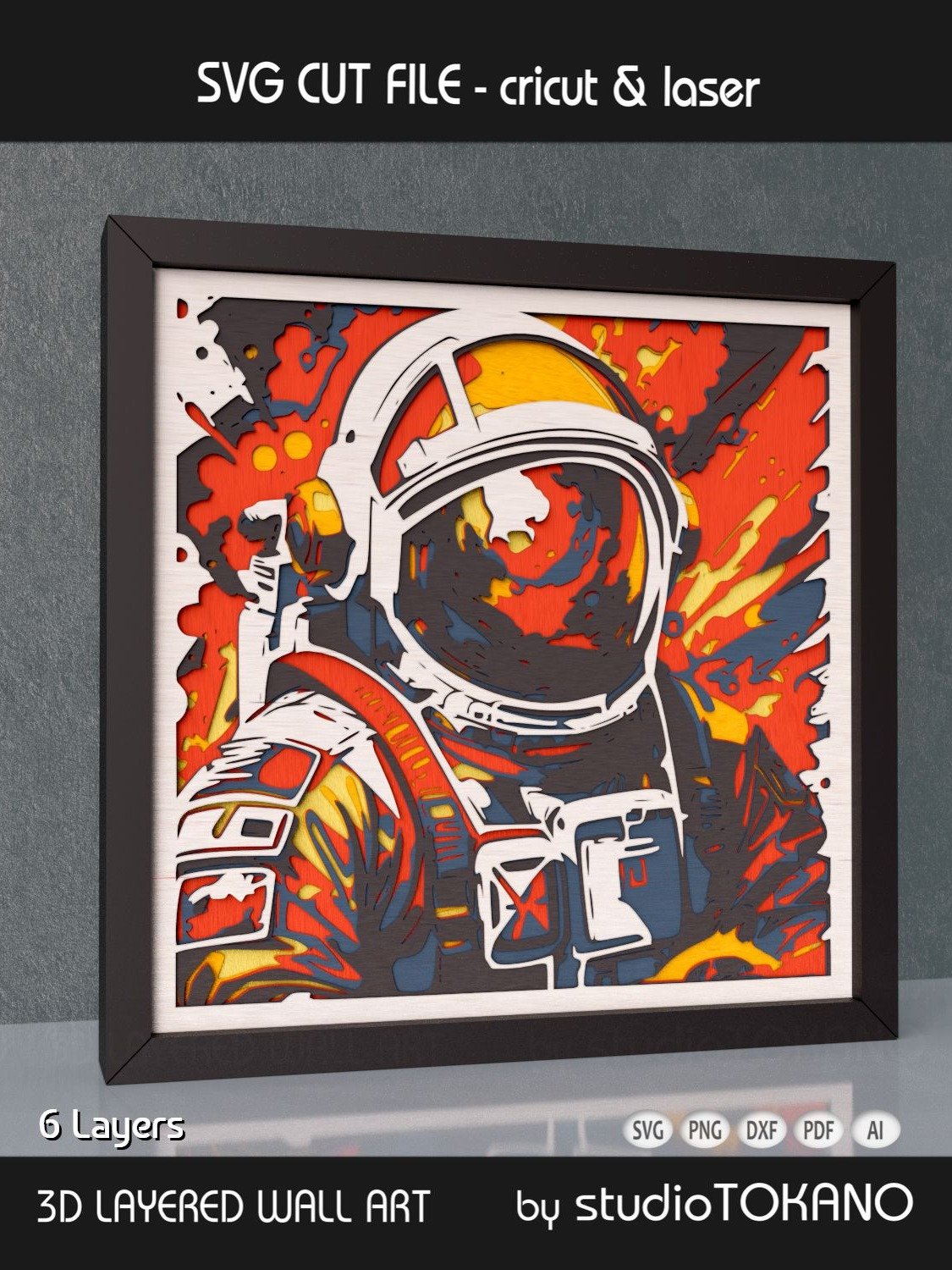 Astronaut Shadow Box product image (3)
