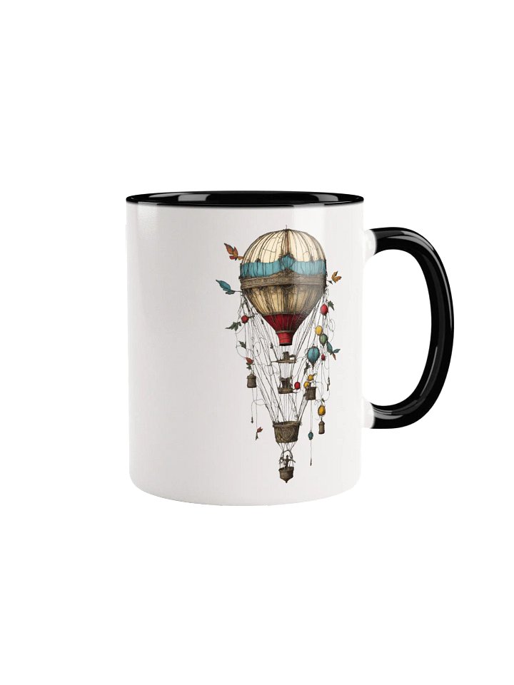 Whimsical Hot Air Balloon Ceramic Mug product image (2)