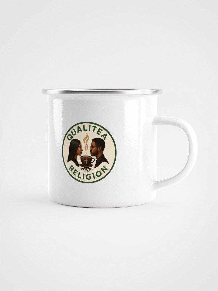 QualiTEA Religion Collection — Enamel Metal Mug product image (1)