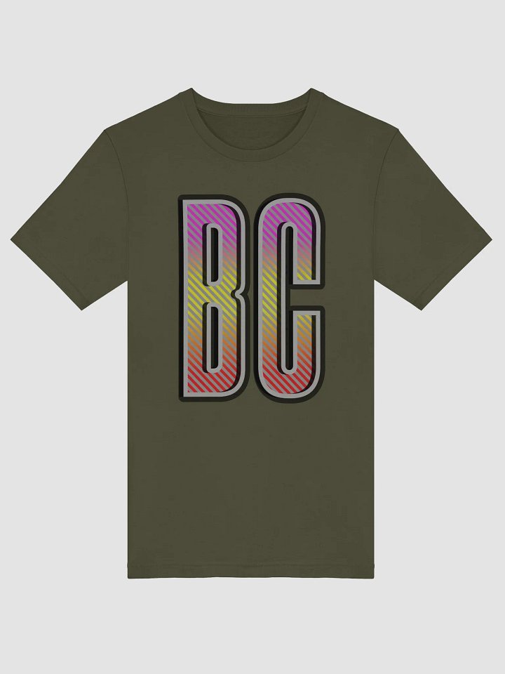 BC British Colombia Bold Gradient Block Letters T-Shirt product image (1)
