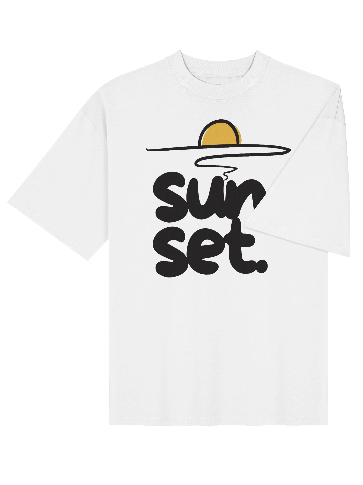 Solar Horizon Unisex Oversized Tee product image (5)