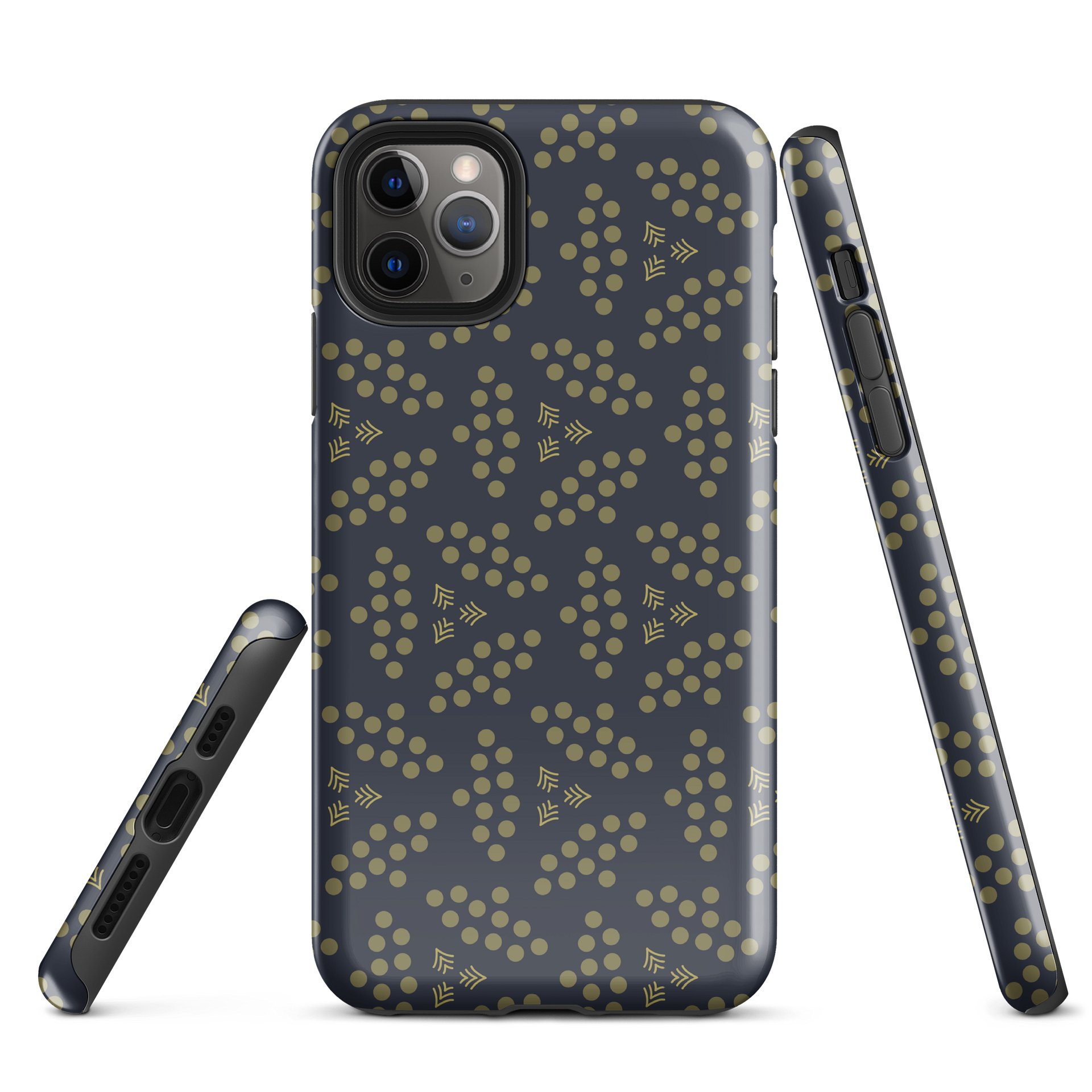 Fractal Fever 4 iPhone 17 Tough Case - Shockproof Dual-Layer Geometric Protective Cover product image (1)