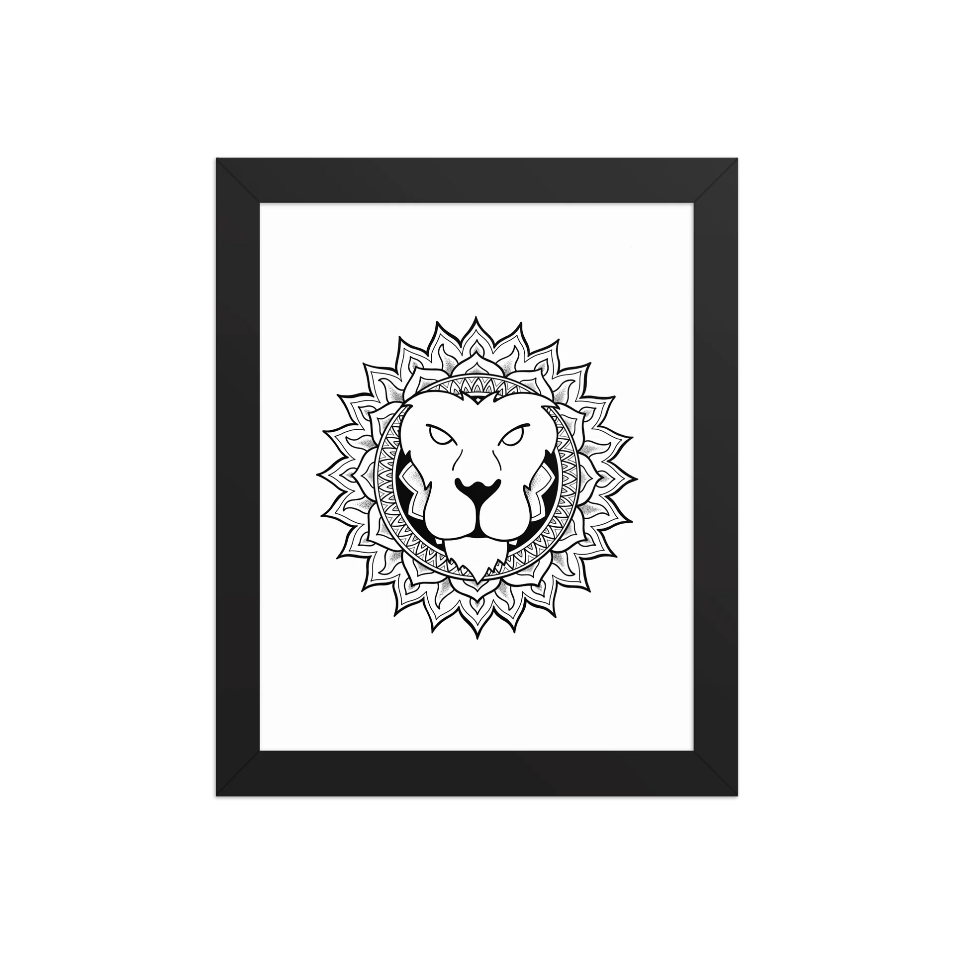 Leo Mandala Framed Poster product image (1)