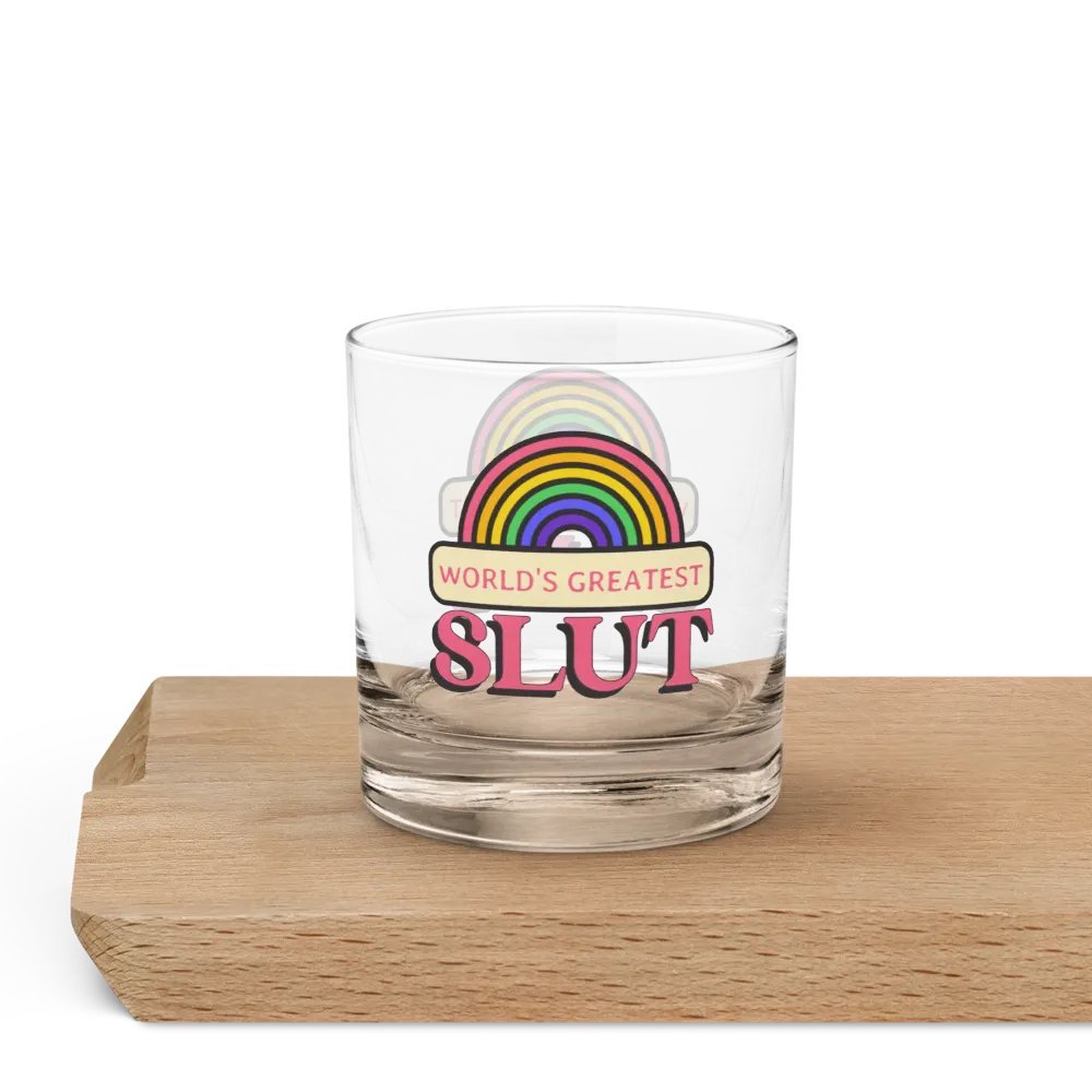 World's Greatest Slut rocks glass product image (2)