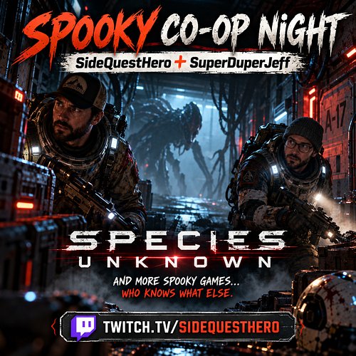 🎃 The spooky season is officially taking over Wednesday nights!

@superduperjeffttv and I are jumping into Species Unknown to...