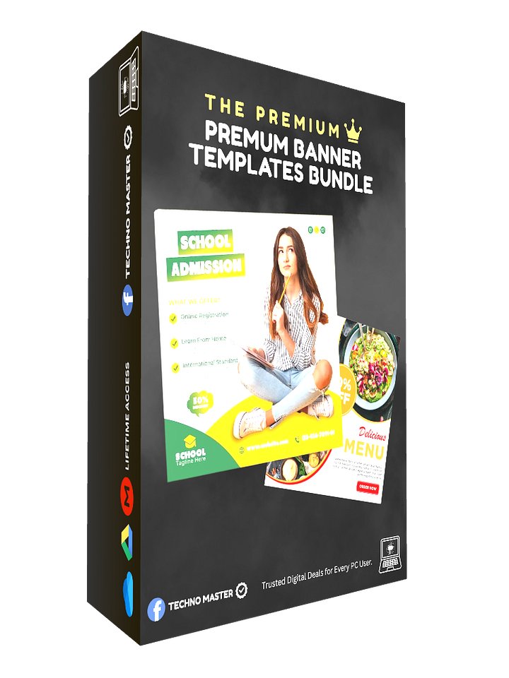 500+ Premium Banner Templates Bundle – Ready-Made Designs for Every Platform product image (1)