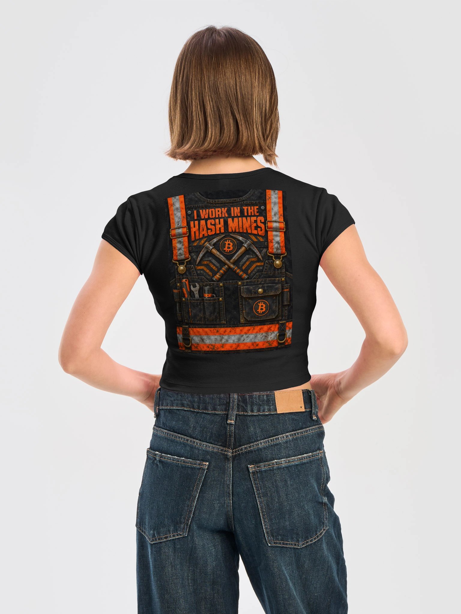 Hash Happens Bitcoin Mining Baby Tee product image (4)