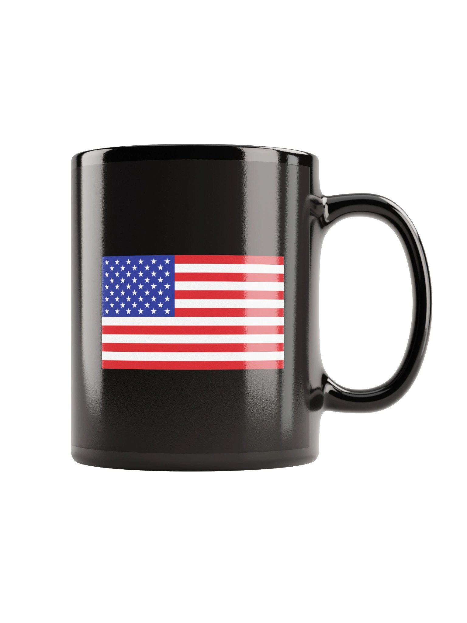 American Flag Black Mug product image (1)