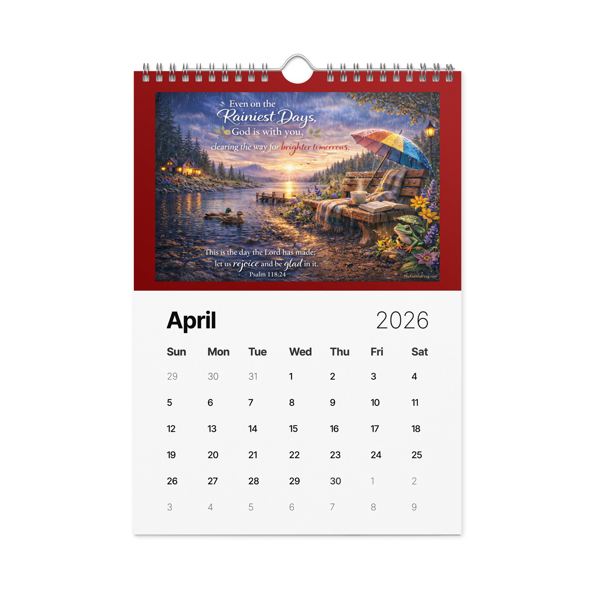 Heaven's Artwork 2026 Wall Calendar product image (5)