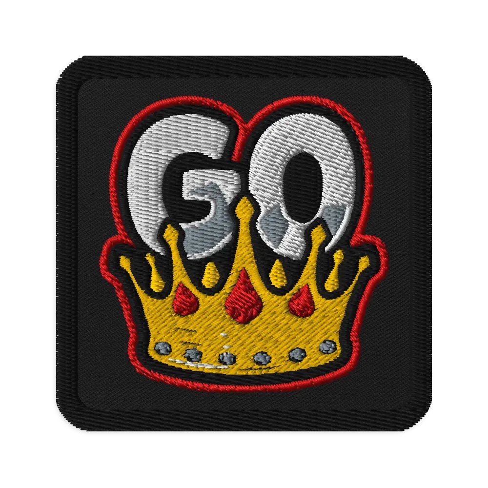 Great One KING Embroidered Patch product image (1)