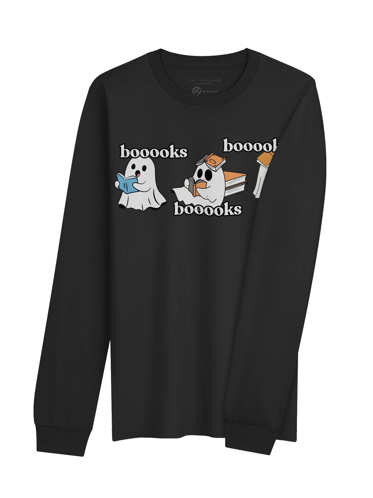 Booooks Booooks Booooks Long-Sleeved T-Shirt product image (15)