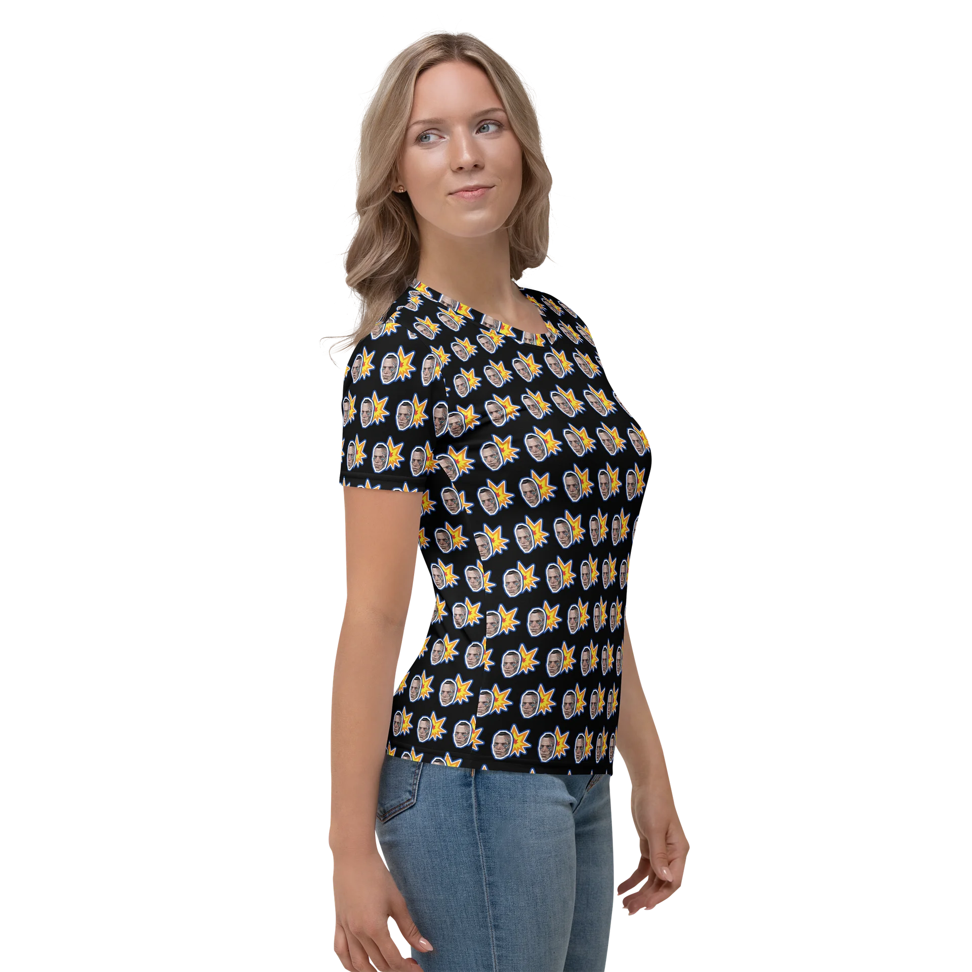 I Love WaltonWare Shirt (Black) (Women) product image (4)