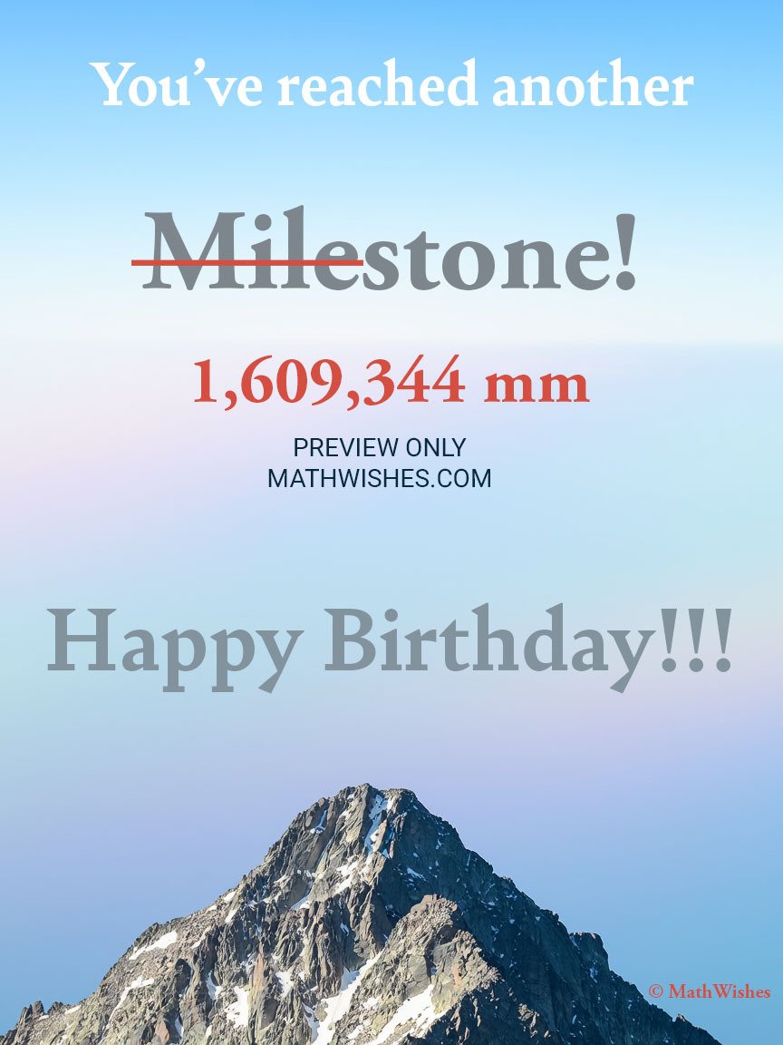 Any Age - Math Birthday Card 3 product image (1)