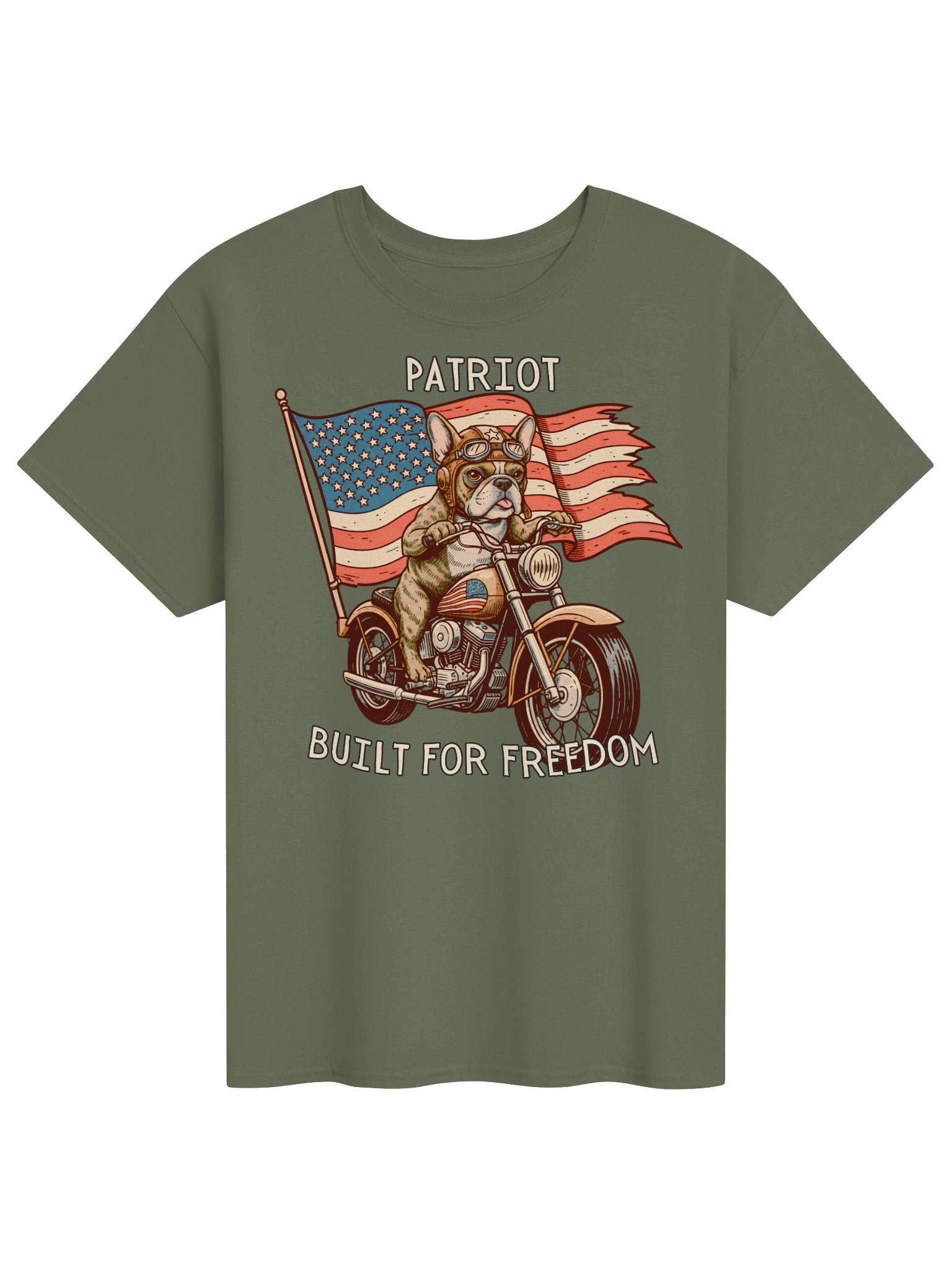Patriot Bulldog Motorcycle Tee product image (5)