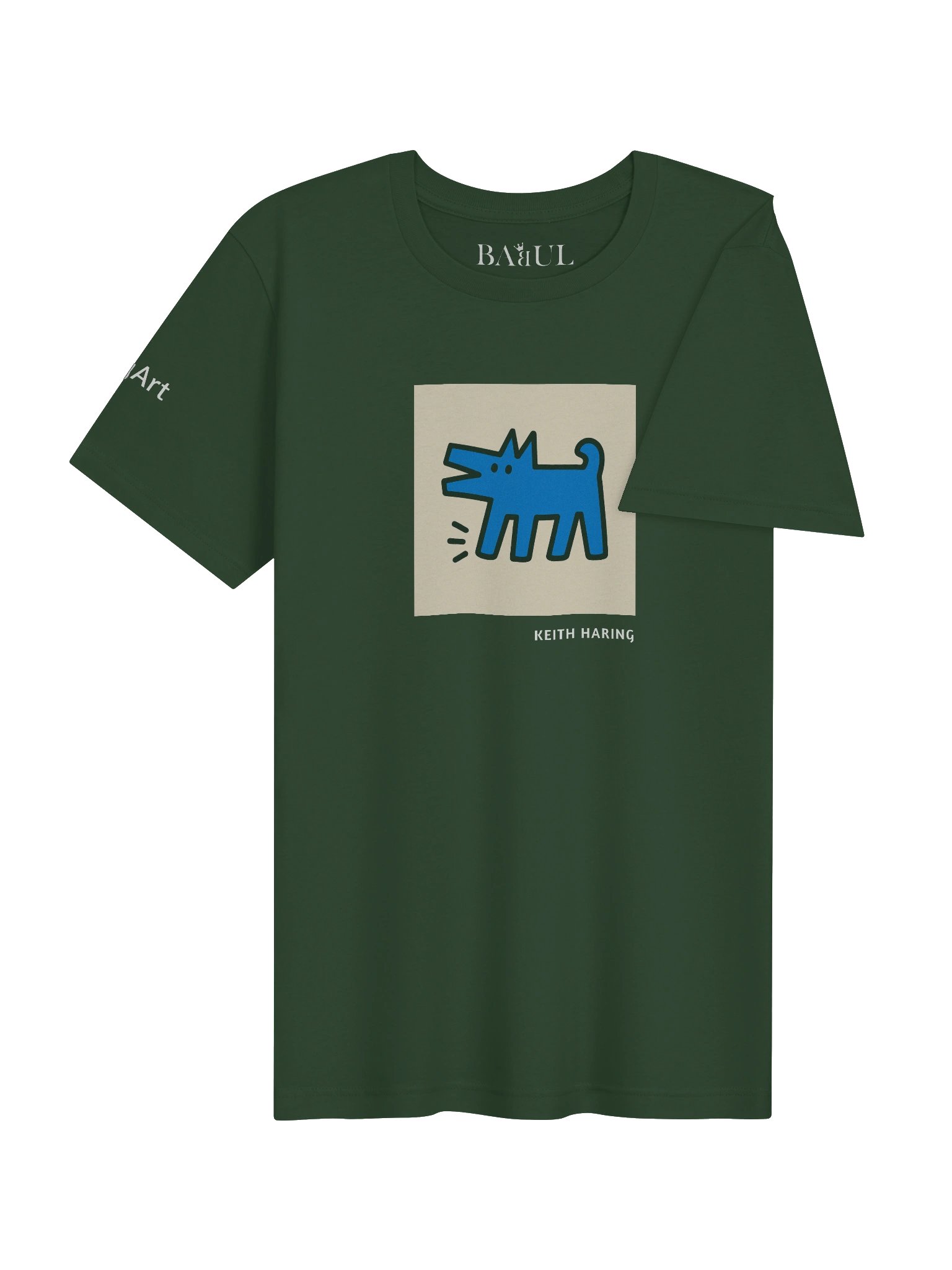 DOGART Unisex Jersey Dog T-Shirt - KEITH HARING - Iconic Painting Reimagined with Dogs product image (3)