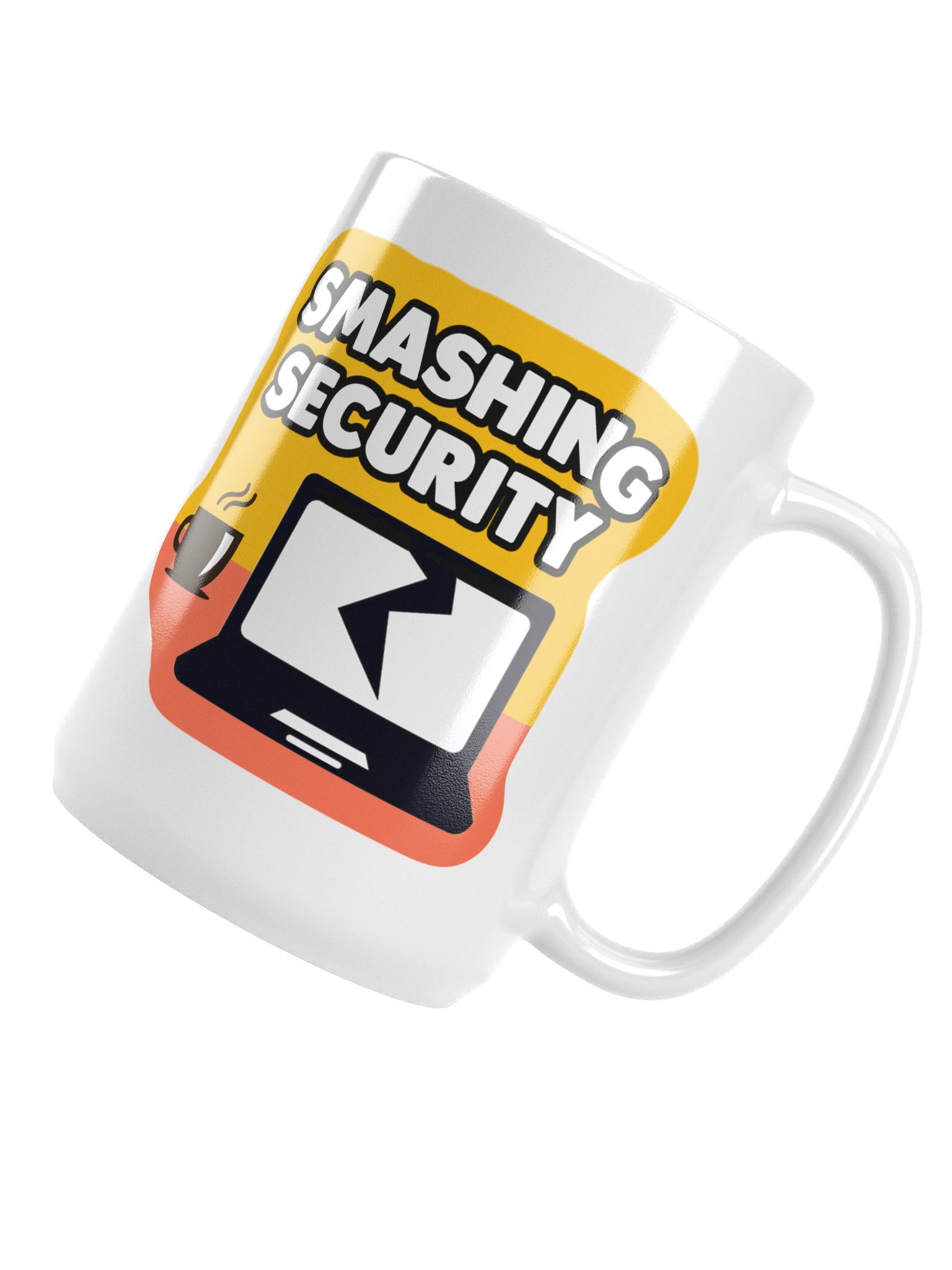 Smashing Security old-school logo mug product image (5)
