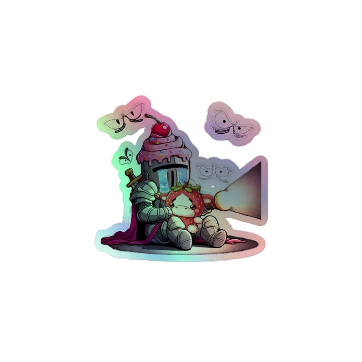 Scaredy Knight Sticker product image (1)