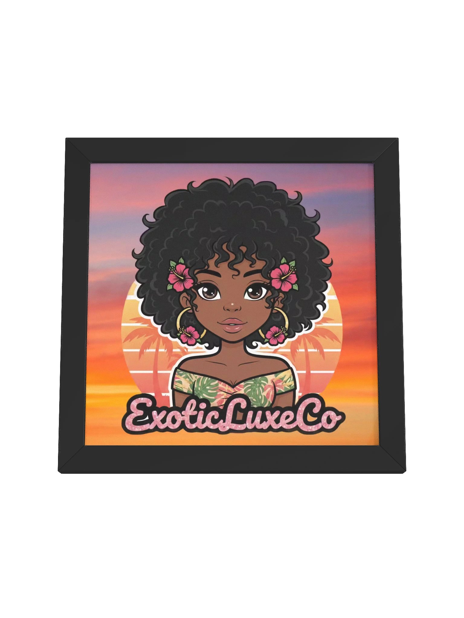 Exotic Luxe Gal Framed Poster product image (19)
