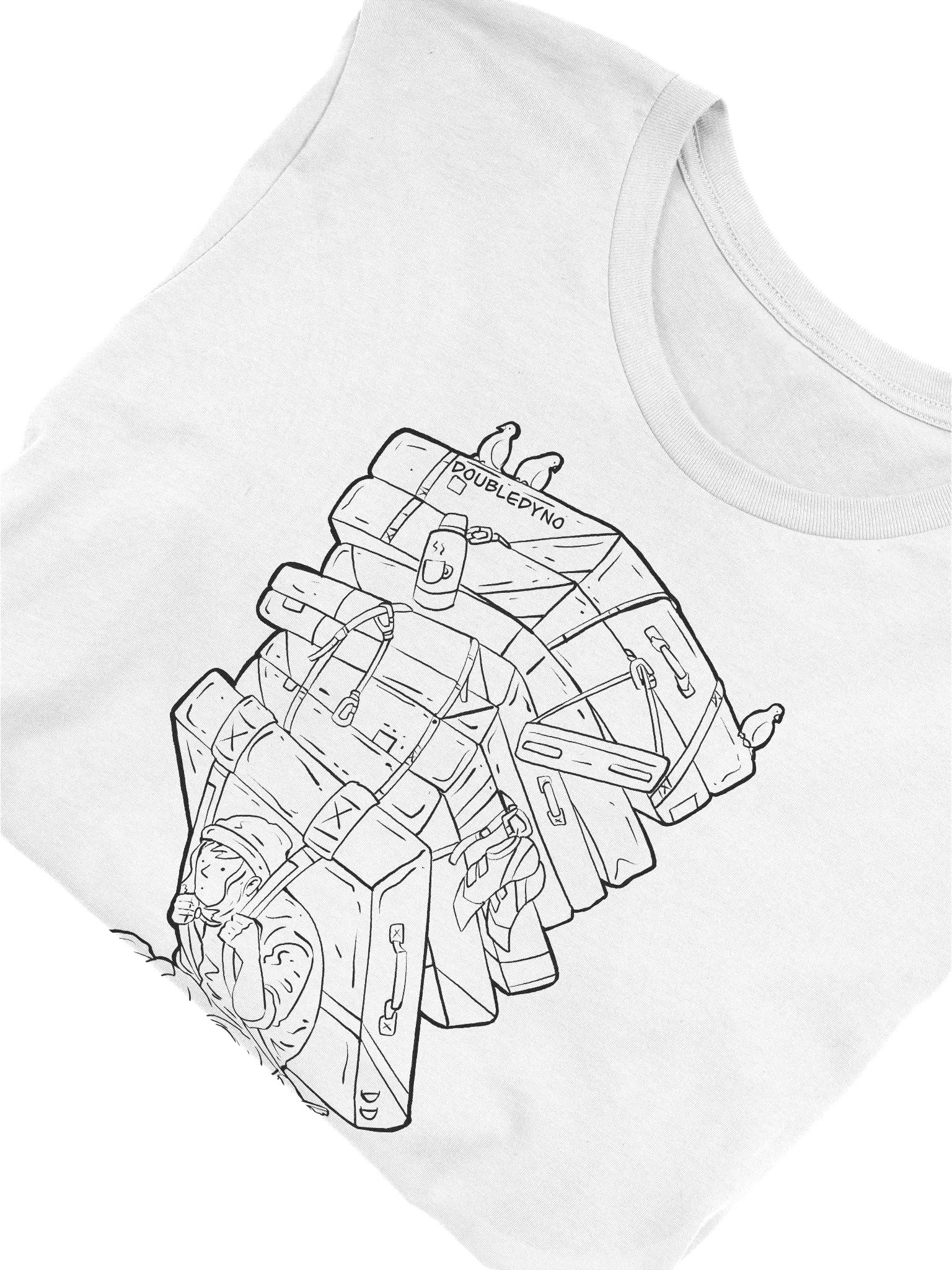 Crash pad tower T-shirt product image (3)