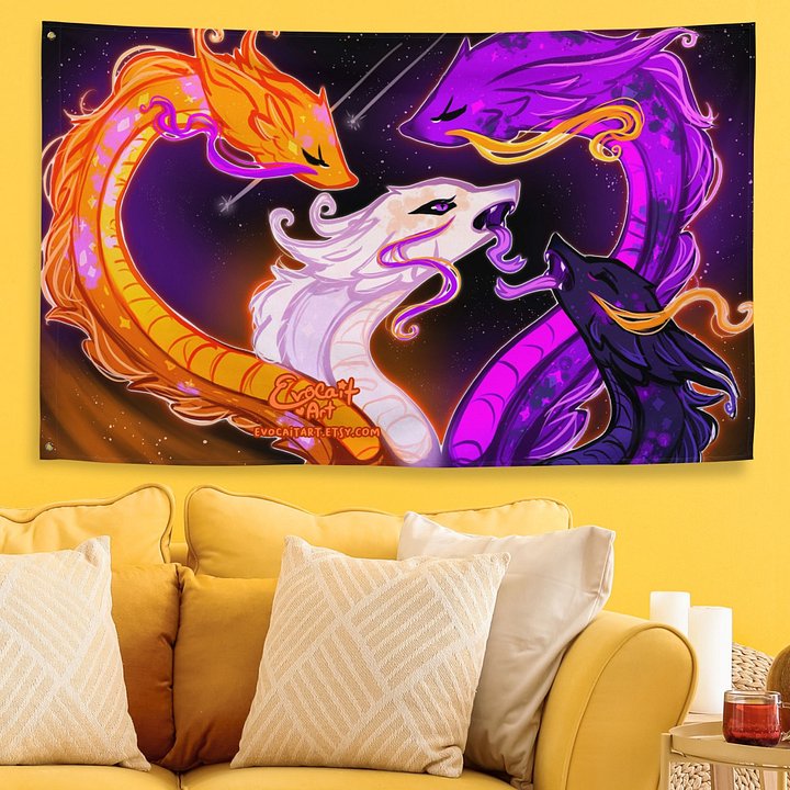 Fantasy Hydra Nonbinary Subtle Pride Flag product image (1)