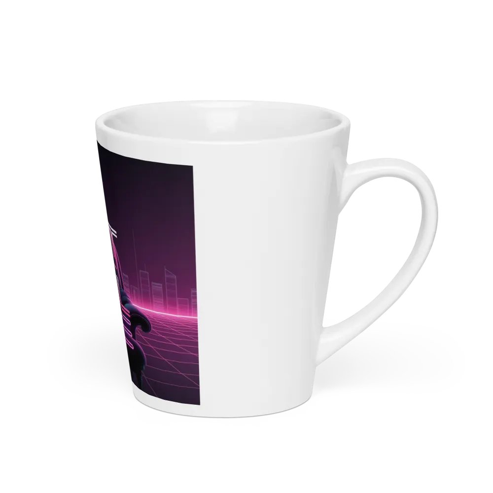 Neon Cyberpunk Latte Mug product image (2)