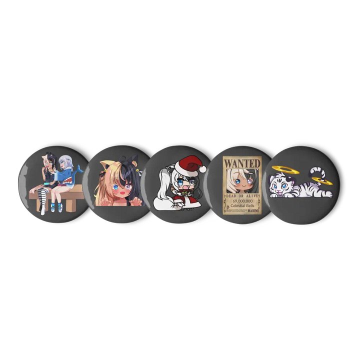 Pin Button - Limited Edition Collection #2 (Black) product image (2)