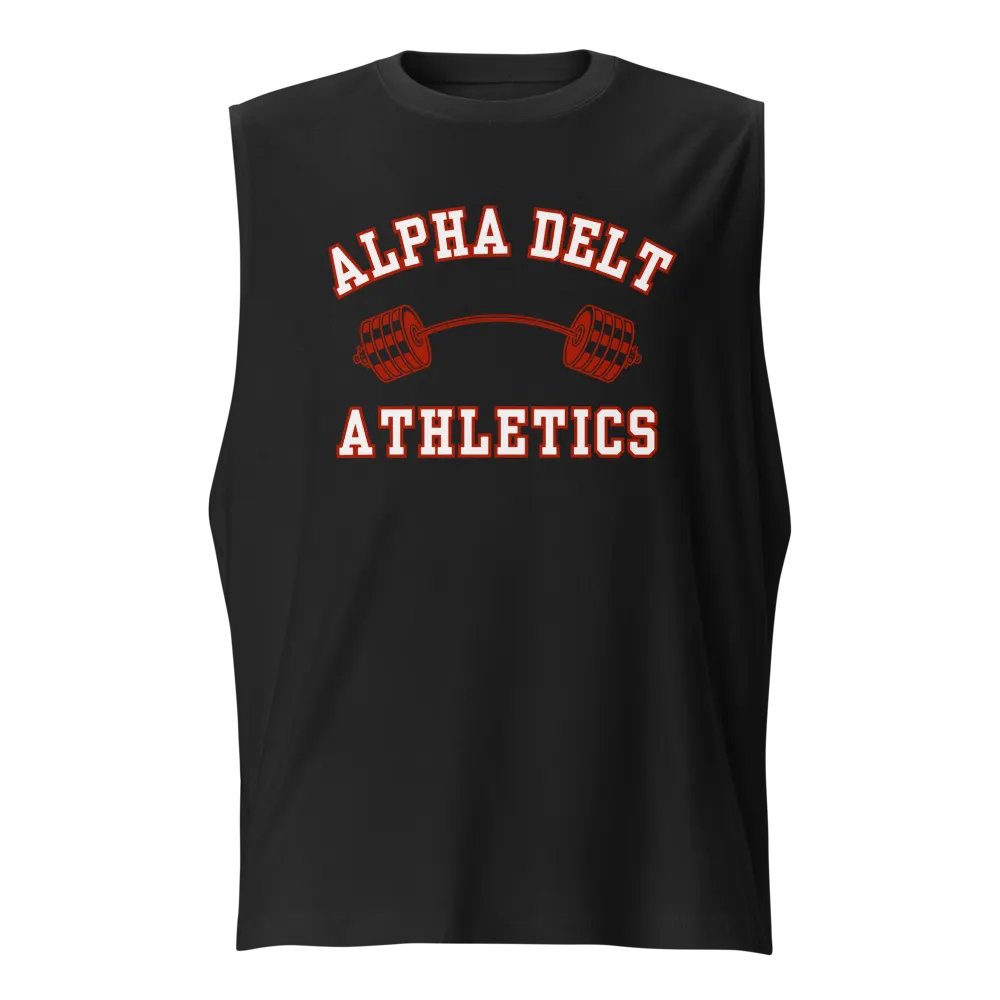 Alpha Delt Athletics Barbell Muscle Tank product image (1)