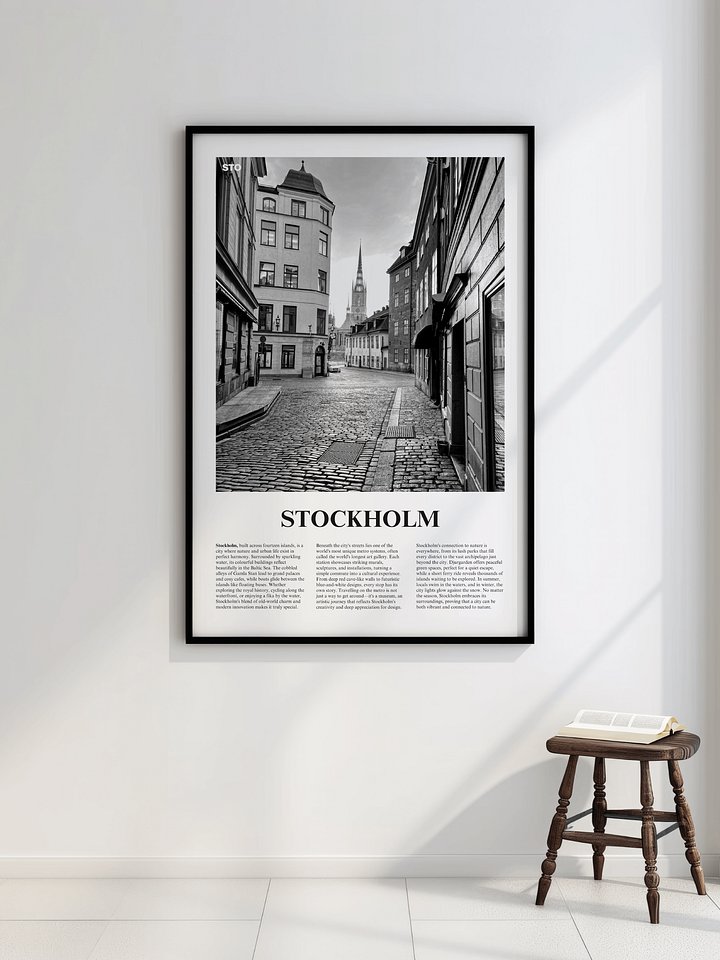 Stockholm 02 Newspaper Poster product image (2)