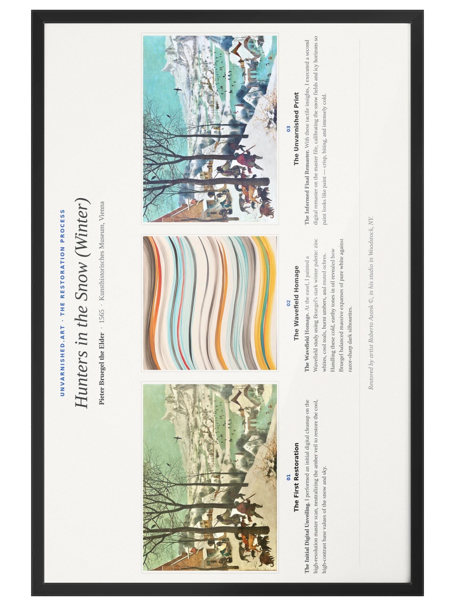 Hunters in the Snow (Winter) — Framed Process Poster product image (4)