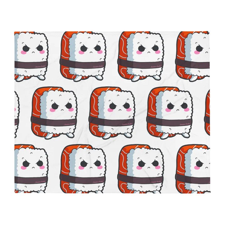 Sinister Sushii Plush Throw Blanket product image (2)