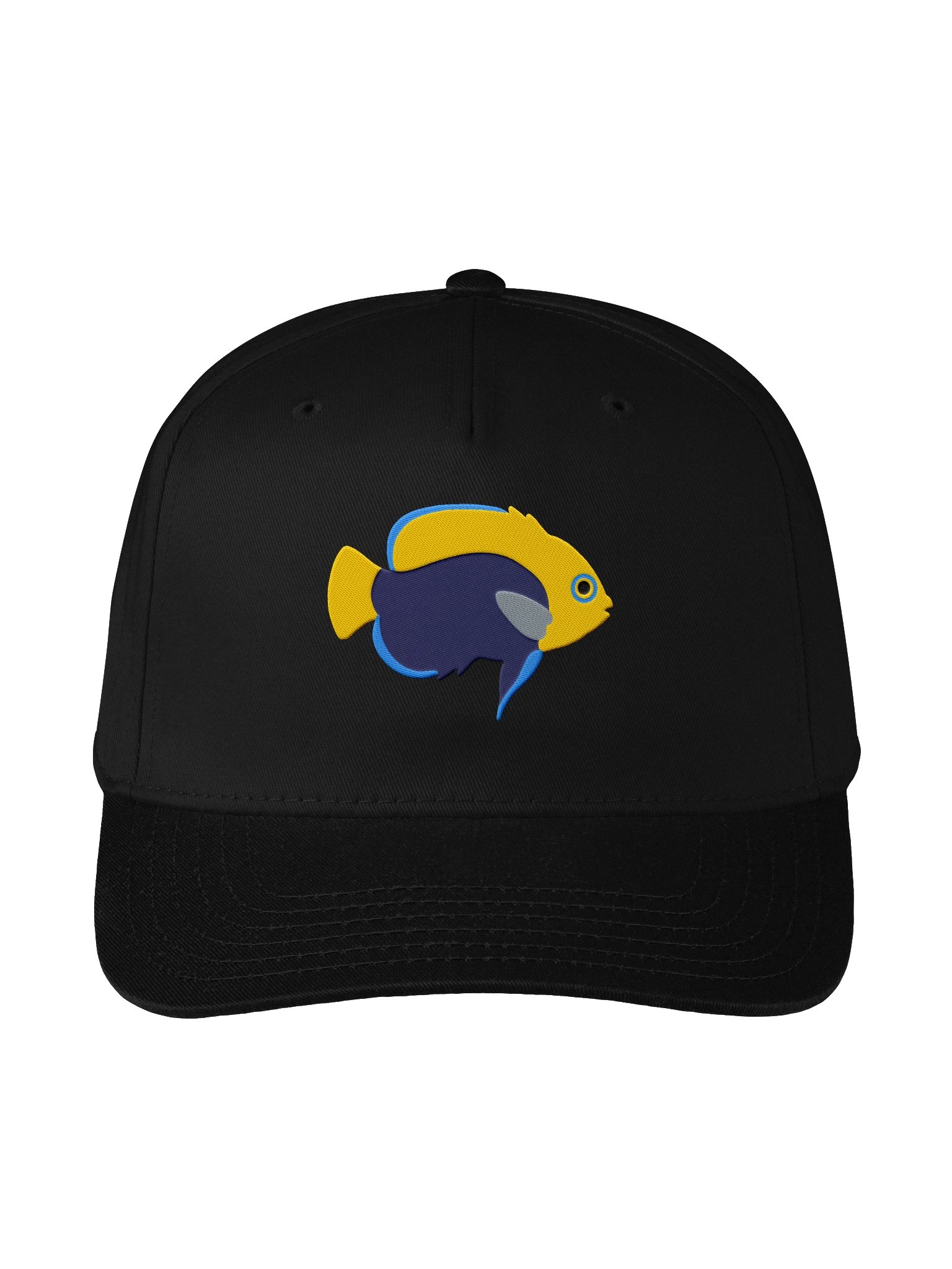 Flameback Angelfish Mid-Profile Baseball Cap (Embroidered) for Reef and Marine Aquarium Lovers product image (1)