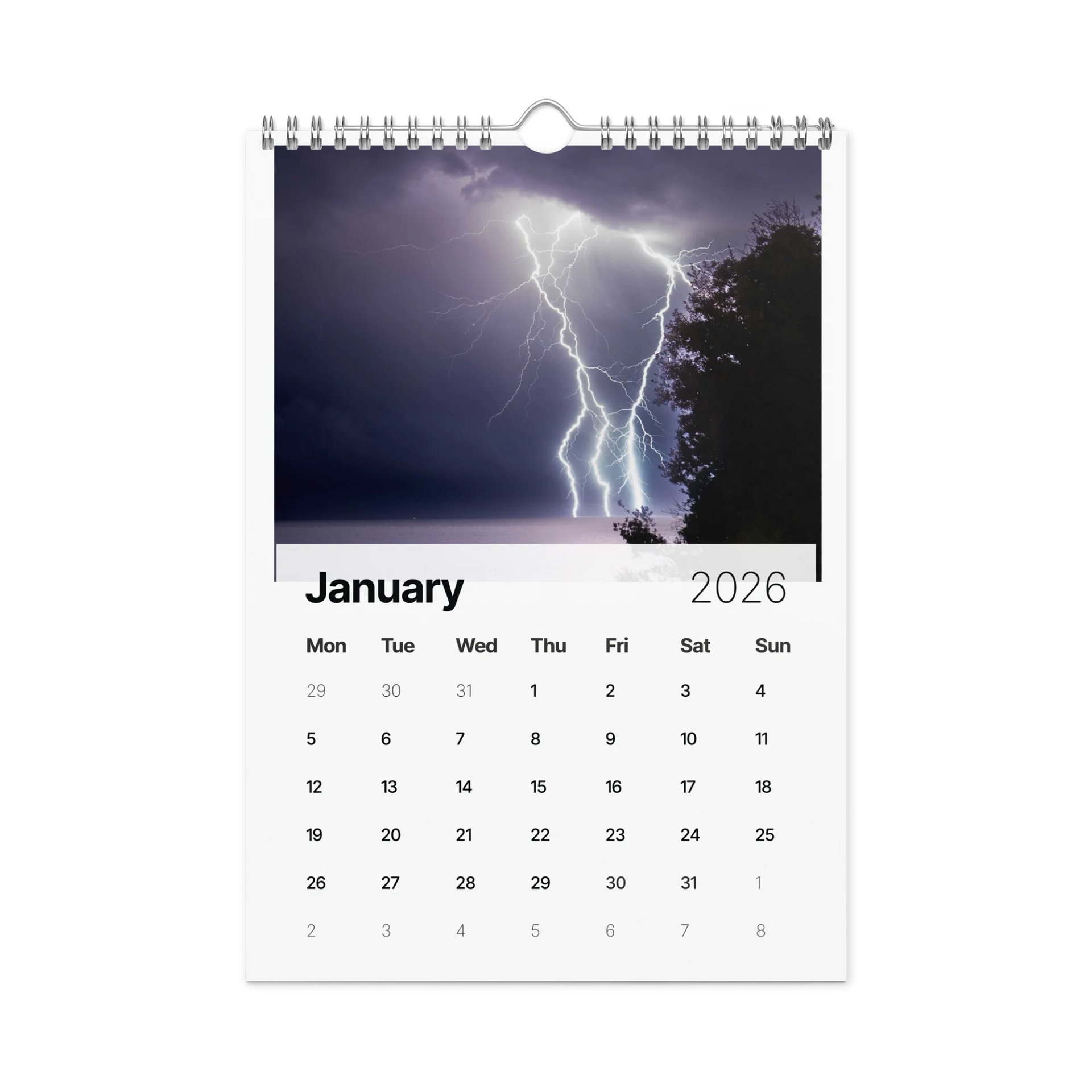 CALENDRIER 2026 ( EN / US ) product image (6)