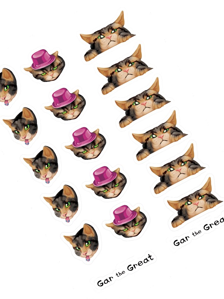 Gar the Great Sticker Sheet product image (1)