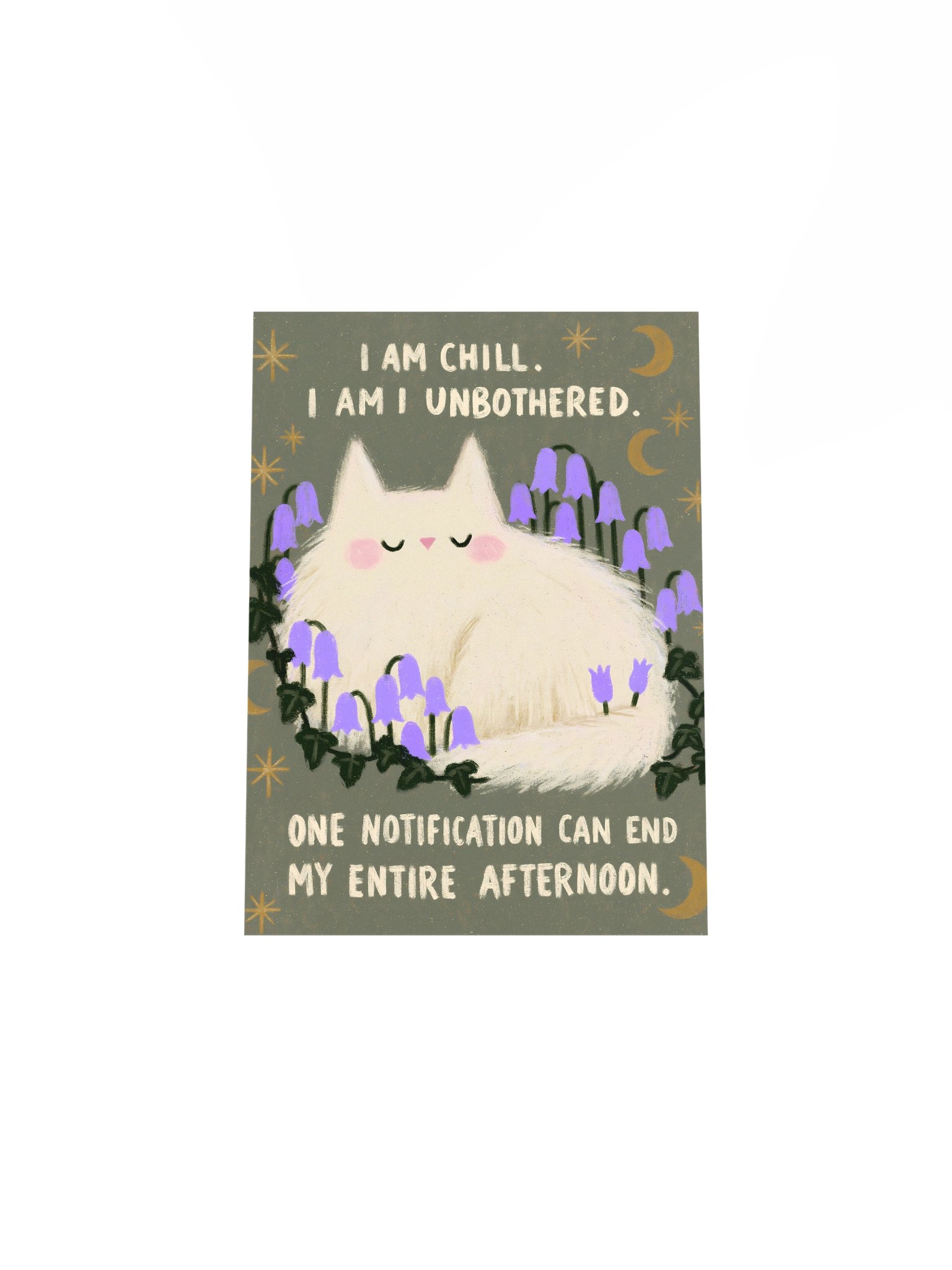 Unbothered Cat Poster product image (28)