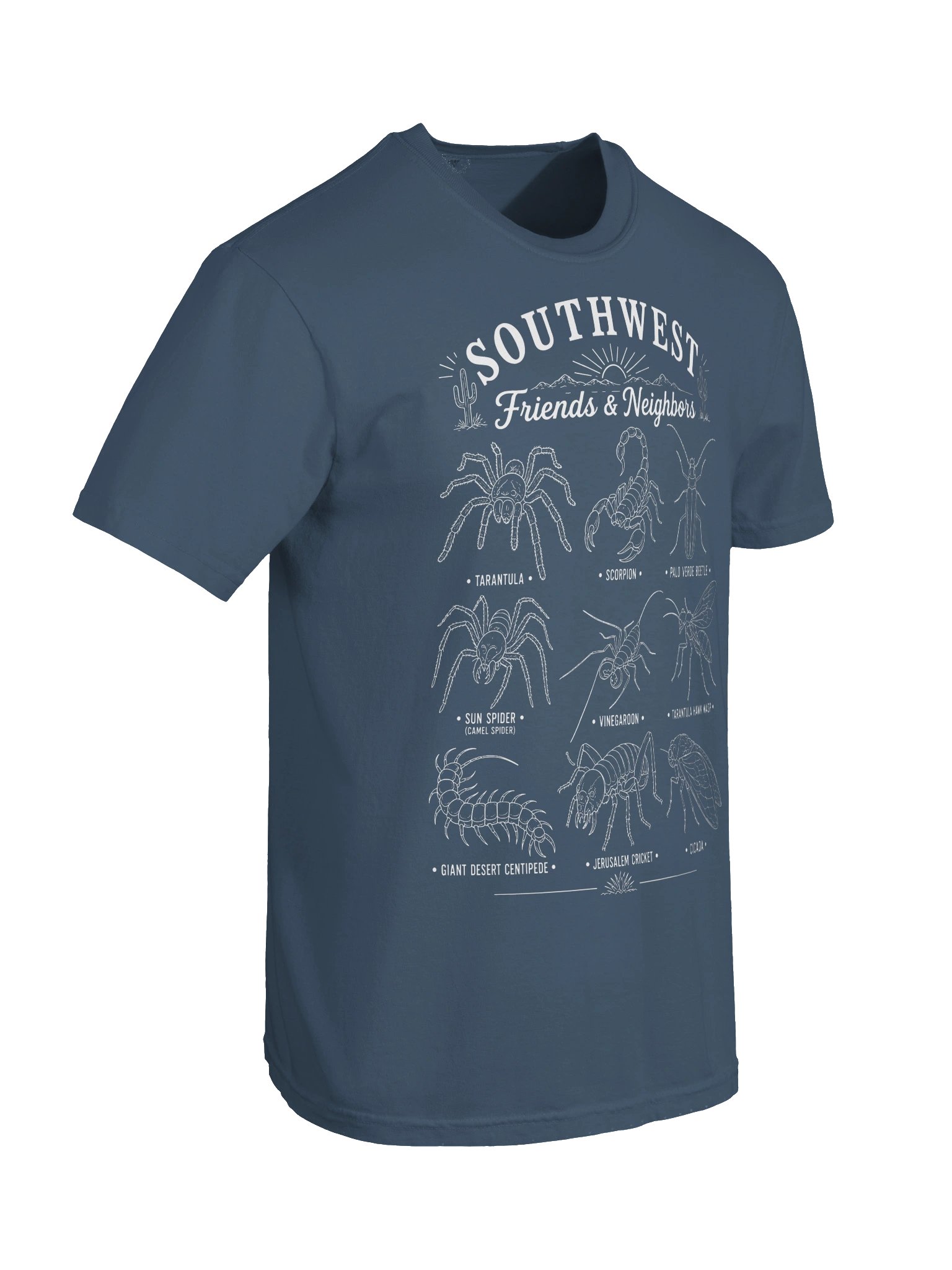 Southwest Friends & Neighbors Desert Tee - depicting Insects and Arthropods product image (54)