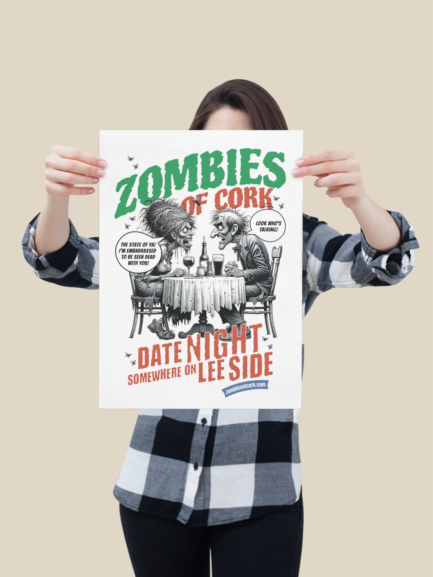 Printable Zombie Date Night Artwork (Digital Download) product image (1)